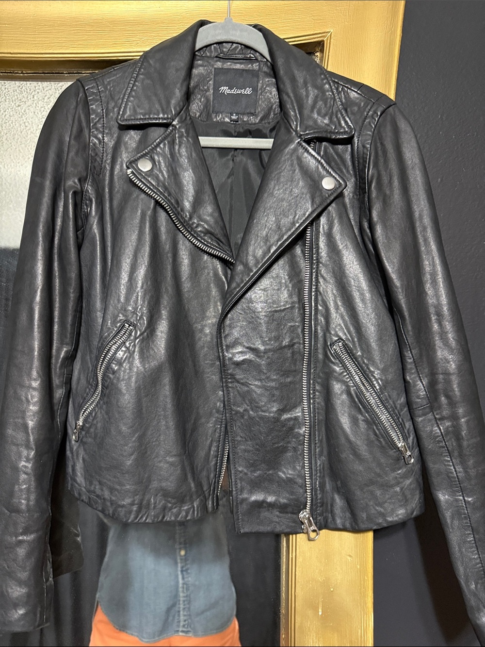 Madewell Women’s Leather Jacket size M